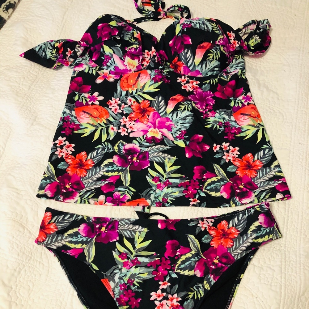 floral tankini - SMART & SEXY SWIM